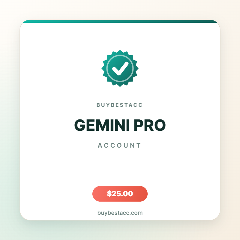 Buy Gemini Pro Account
